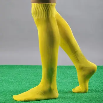 Мужской спорт Футбол, футбольные длинные носки выше колена, Бейсбольные хоккейные спортивные носки, Дышащие носки для бега на открытом воздухе 17
