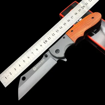 Походный портативный карманный складной нож для мужчин из стали для самообороны в лагере выживания высокой твердости, военные тактические ножи