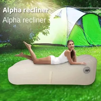 Надувная кровать для сна на открытом воздухе, автоматический насос с одной кнопкой, надувной, водонепроницаемый походный матрас, утолщенный 7