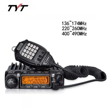 Новый Автомобильный Мобильный радиоприемник TYT TH-9000D VHF 136-174 МГц/UHF 400-490 МГц/220-260 МГц 200CH 60 Вт Высокой/Средней/Низкой мощности Walkie Talki 17