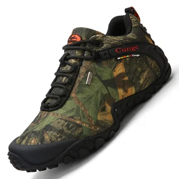 Уличные мужские кроссовки, тактические ботинки, кожаные теплые походные ботинки для кемпинга, обувь для прогулок, зимние ботинки 18