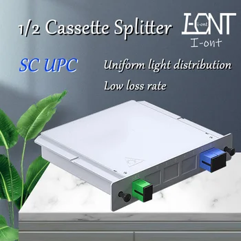 Бесплатная доставка 1x2 SC/UPC Разветвитель Кассетного Типа Волоконно-Оптический Разветвитель PLC 1X2 разветвитель Волоконно-Оптической Коробки FTTH 17