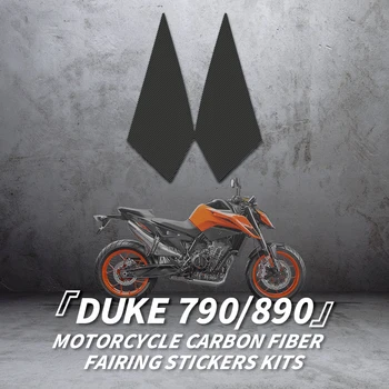 Для мотоциклов KTM DUKE 790 890 Наклейки из углеродного волокна Наборы велосипедных аксессуаров Пластиковые наклейки для украшения и защиты 21