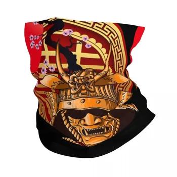 Потрясающий Самурайский Демон, Золотая бандана, шейный платок с принтом, шарф для лица, Многофункциональный головной убор для пеших прогулок, рыбалки, унисекс, Ветрозащитный для взрослых 20