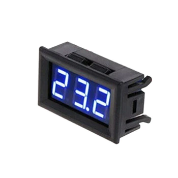 Термометр со светодиодным цифровым дисплеем DC 12V-50-110 Градусов Цельсия, измеритель температуры автомобиля 14