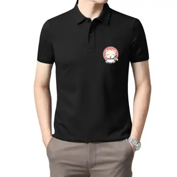 Одежда для гольфа мужская Кавайная футболка с раменом из японского аниме, Черная, темно-синяя - Для молодежи Среднего возраста, футболка-поло для мужчин старшего возраста
