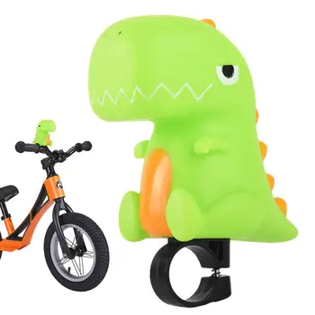 Детский велосипедный звонок, мотоциклетный велосипедный звонок, Мультяшный велосипедный рожок с динозавром, милый звуковой сигнал, велосипедный рожок для детей 12