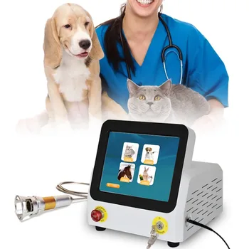 Профессиональное ветеринарное оборудование портативное 60 Вт 980 нм ультразвуковое ветеринарное холодное лазерное оборудование при артрите для собак 17