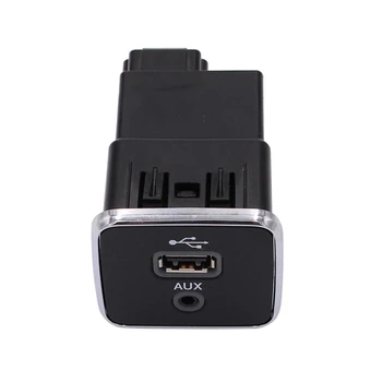 Передний порт зарядки Черный Порт зарядки USB AUX для Jeep Cherokee Compass 2017-2021 5XG28DX9AD 10