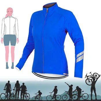 Велосипедная Майка С Длинным Рукавом MTB Куртка для Женщин Велосипедная Одежда Ropa Ciclismo Road Mountain Сухая Дышащая Велосипедная Спортивная Синяя Одежда 14