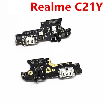 Для зарядного устройства Realme C21Y USB Разъем для порта зарядки Гибкий кабель Док-станция для зарядного устройства