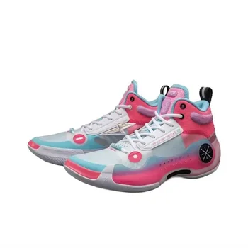 Дышащая спортивная обувь для баскетбола унисекс, нескользящие мужские спортивные кроссовки, удобная женская обувь для баскетбола 22