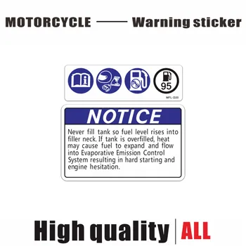 Наклейки для мотоциклов Крышка Топливного Бака Знак Ключ Наклейка На Бак Предупреждающий Знак Наклейка С Логотипом