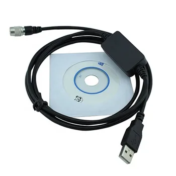 Высококачественный USB-кабель для даты, кабель для передачи данных тахеометра, совместимый с тахеометром Pentax Pentax-USB (WIN10) 16