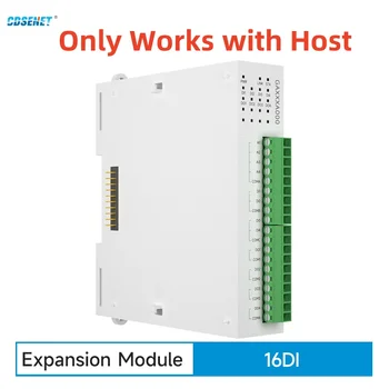 Модуль удаленного ввода-вывода Расширения 16DI RS485 Ethernet CDSENET GAXXXA000 с Аналоговым Коммутатором Modbus TCP RTU Работает с Хостом 22
