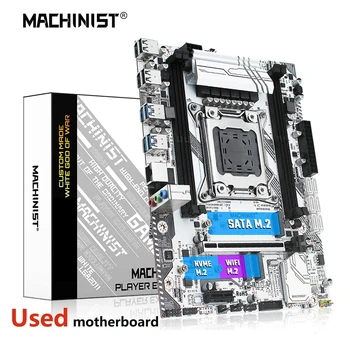 MACHINIST X99 Подержанная материнская плата LGA2011-3 С поддержкой процессора Xeon серии V3 v4 DDR4 RAM Memory NVME M.2 SSD SATA 3.0 WIFI k9 12
