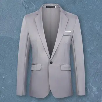 Стильный пиджак большого размера с длинными рукавами и приталенными карманами, пиджак для офисных мужчин, пиджак для костюма 22