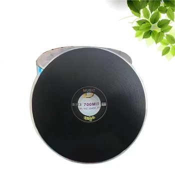 Оптовая продажа 5 дисков класса A + 52x 700 МБ чистого черного одностороннего CD-R 22