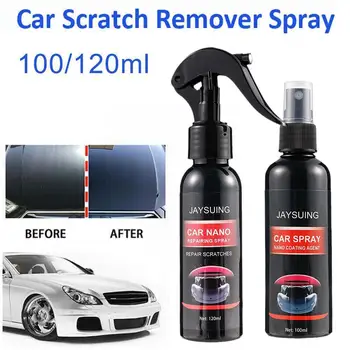 100/120 мл Nano Auto Scratch Removal Spray Ремонтный Лак Для Ремонта Покрытия Царапин Керамические Аксессуары Автомобильный Инструмент Car G1T0