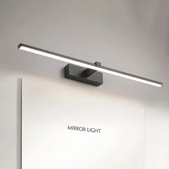 Современный светодиодный настенный светильник для кабинета, прикроватная тумбочка для спальни, настенный светильник, зеркало в ванной, линейная лампа, внутреннее бра, светильник 6
