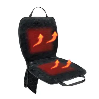 Портативная подушка сиденья с подогревом Электрическая подушка сиденья с питанием от USB Грелка для сидения Простая в установке Подушка сиденья для кемпинга