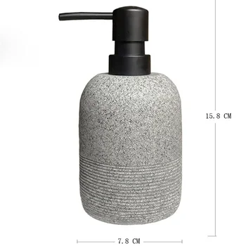 Дозатор жидкости для мытья рук, Дозатор мыла для столешницы в ванной, дозатор мыла для мытья посуды на кухне (черный) 8