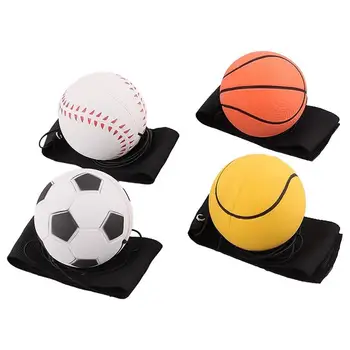 Детские игрушки Надувной мяч для пальцев Эластичный резиновый мяч для упражнений на запястье, облегчающий жесткость пальцев, мяч для отскока запястья на открытом воздухе 7