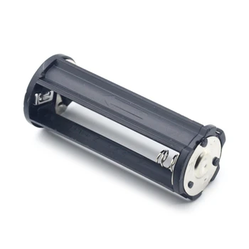 Черный пластиковый батарейный держатель цилиндрического типа для 3 батареек типа ААА, коробка-конвертер, Игрушечный фонарик, лампа, адаптер для чехла 22