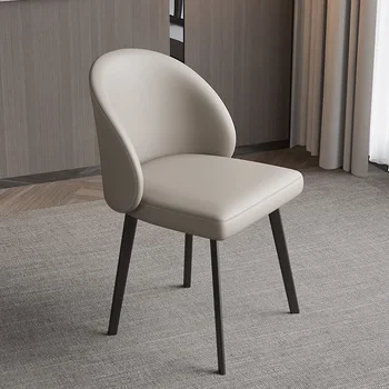 Итальянские роскошные обеденные стулья на черных металлических ножках, удобные обеденные стулья в скандинавском стиле, современный дизайн, Silla Home Decor GXR46XP 13