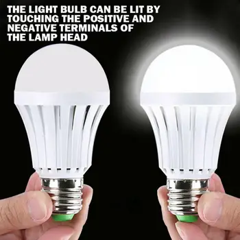 oobest LED Аварийное Освещение Светодиодная Лампа E27 Led Лампа 5 Вт 7 Вт 9 Вт 15 Вт Аккумуляторная Лампа Освещения Для Наружного Освещения С Крючками