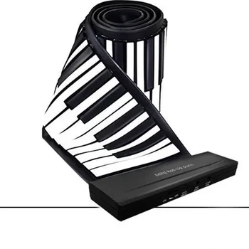 Профессиональное детское Складное Пианино Digital 88 Roll Up Keyboard Piano Портативный Синтезатор Organo Musical Музыкальные Инструменты 12