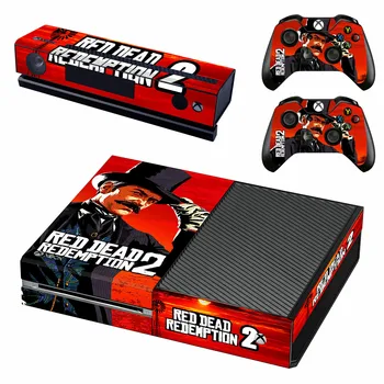 Дизайн Red Dead для Xbox One, наклейка в виде скина для консоли Xbox One и 2 контроллеров 9