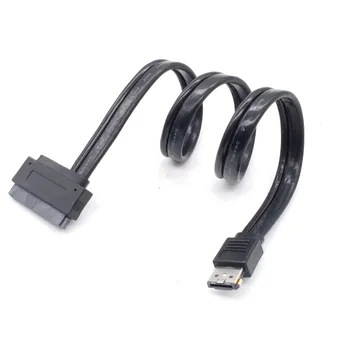 Esata Usb 12 В 5 В Комбинированный 22-контактный кабель для жесткого диска Sata Usb Кабель питания eSATA Plug Play для расширения жесткого диска 5