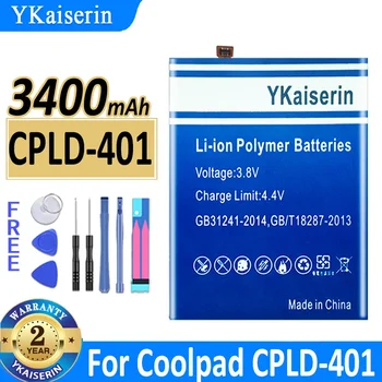 Аккумуляторная батарея CPLD-401 CPLD401 YKaiserin емкостью 3400 мАч для аккумуляторов мобильных телефонов Coolpad CPLD 401 10