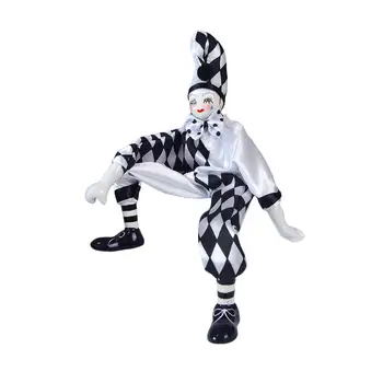 Кукла-клоун, фарфоровая антикварная кукольная фигурка для сувениров, декоративно-прикладного искусства, Дня рождения 1