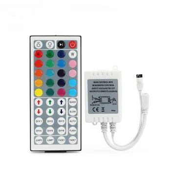 5шт RGB Led контроллер 44 клавиши ИК-пульта со светодиодной подсветкой Cotroller для RGB 3528 5050 светодиодной ленты DC12V 4