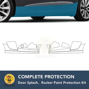 Предварительно Обработанные Коромысла Для Защиты От Краски Прозрачный Комплект Защиты Бюстгальтера 7,5 mil TPU PPF Для AUDI R8 V8 V10 COUPE SPYDER 2013-2015 16