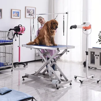 Электрические подъемные столы для ухода за собаками, продается гидравлический стол для ухода за собаками 22