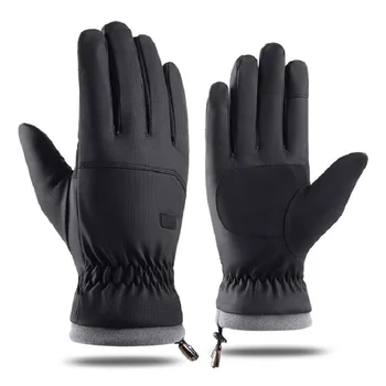 Новые Зимние Велосипедные перчатки Унисекс, Термальные Спортивные перчатки, Мужские уличные водонепроницаемые перчатки для катания на лыжах, пеших прогулок, мотоцикла, теплые перчатки-варежки 21