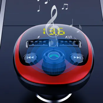 Автомобильный Автоматический MP3-Плеер 12-24 В Bluetooth FM-Передатчик MP3-Плеер Комплект Адаптеров USB-Зарядное Устройство Беспроводные Зарядные Устройства Громкой Связи 15