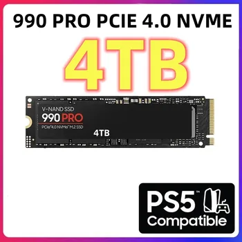 Оригинальный бренд 990PRO 1 ТБ 2 ТБ 4 ТБ SSD M2 2280 PCIe 4.0 NVME Для чтения 10000 МБ/с. Твердотельный Жесткий диск для Игровой консоли/ноутбука/ПК/PS5 14