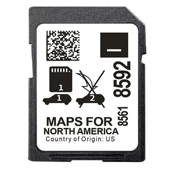 Последние карты 2023 8561 8592 Навигационная карта для Buick Cadillac Chevrolet GMC 2023 Навигационная система Карта Северной Америки Прочный 14