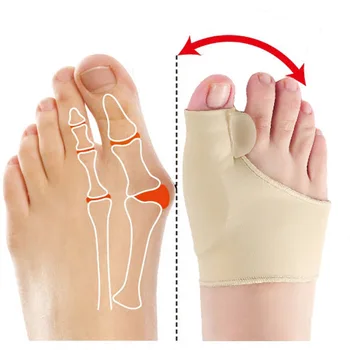 1 пара ортопедических носков для педикюра Big Bone для коррекции большого пальца стопы, Силиконовый Корректор Вальгусной деформации, Брекеты, Разделитель пальцев, Инструмент для ухода за ногами 6