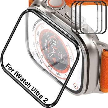 Защитная пленка с полным покрытием для Apple Watch Ultra 2 Защитные пленки для экрана 3D Изогнутая пленка Против царапин Защитная пленка для Iwatch Ultra2