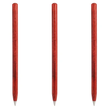 3X Офисный вечный карандаш Eternal Metal Pen Ручка без чернил Офисная живопись Прозрачные и долговечные гаджеты Студенческие принадлежности