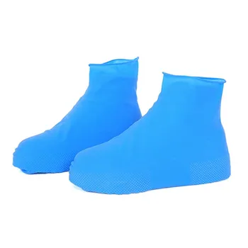Износостойкие чехлы для уличной обуви, пригодные для вторичной переработки, Водонепроницаемые бахилы, 2 шт., латексная непромокаемая обувь M / L, протектор для ботинок 20
