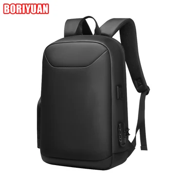 Рюкзак, сумка для ноутбука, большая вместительная дорожная сумка для деловых мужчин и женщин, школьный рюкзак с USB-замком, легкий водонепроницаемый рюкзак 19