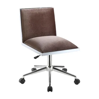Офисное кресло Furniture of America с современной обивкой, коричневый