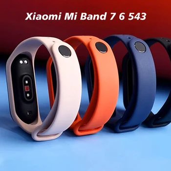 Ремешок для Xiaomi Mi Band 6 7 браслет Спортивные силиконовые часы браслет Miband band6 band4 ремешок для Xiaomi mi band 3 4 5 6 7 8