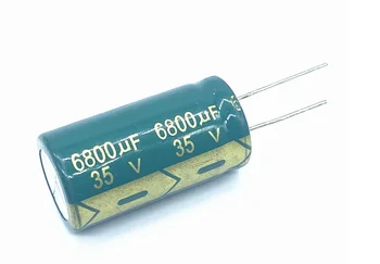 2 шт./лот 35 В 6800UF алюминиевый электролитический конденсатор размер 18*35 6800UF35V 20% 22